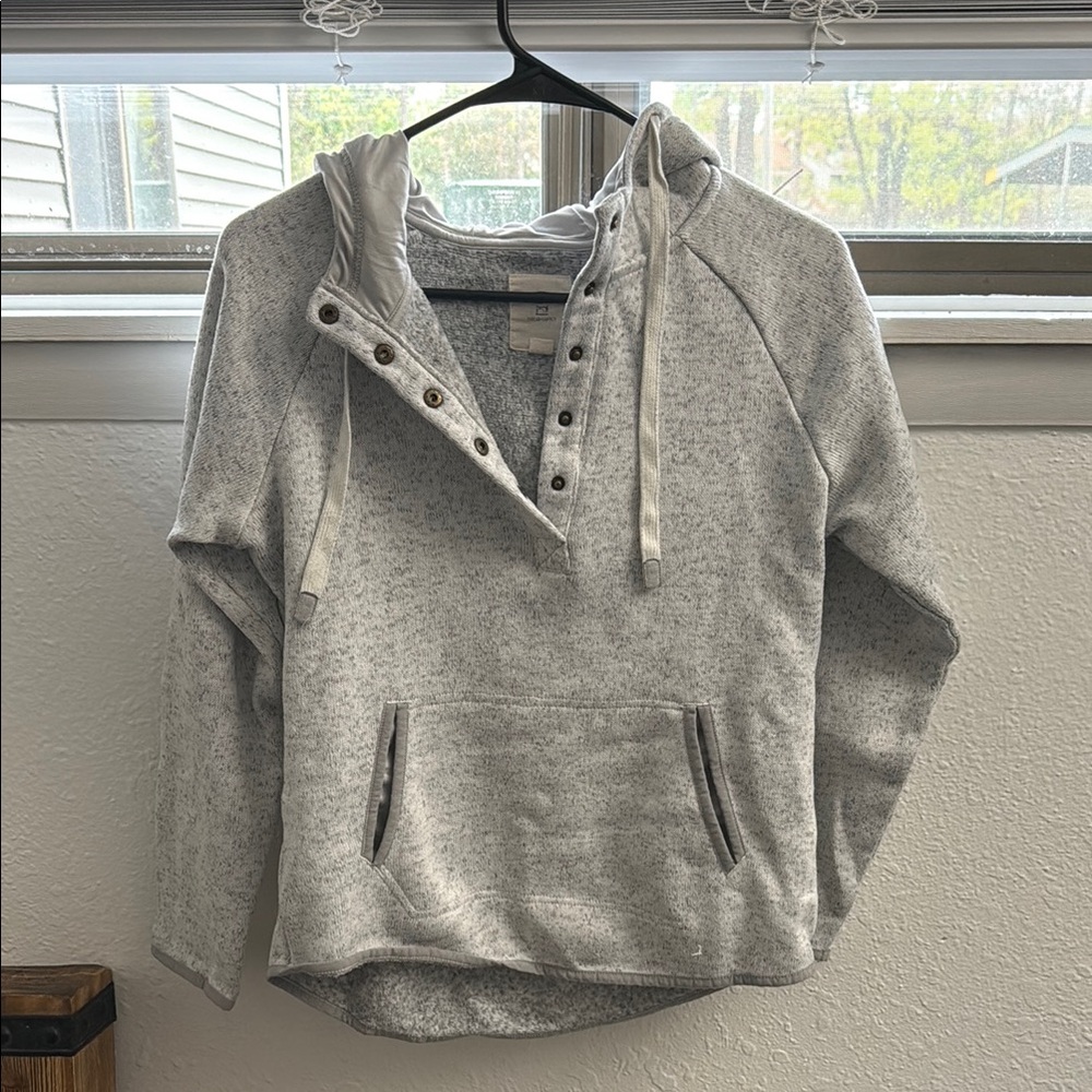 Thread & Supply Gray Cowl Neck Sweater